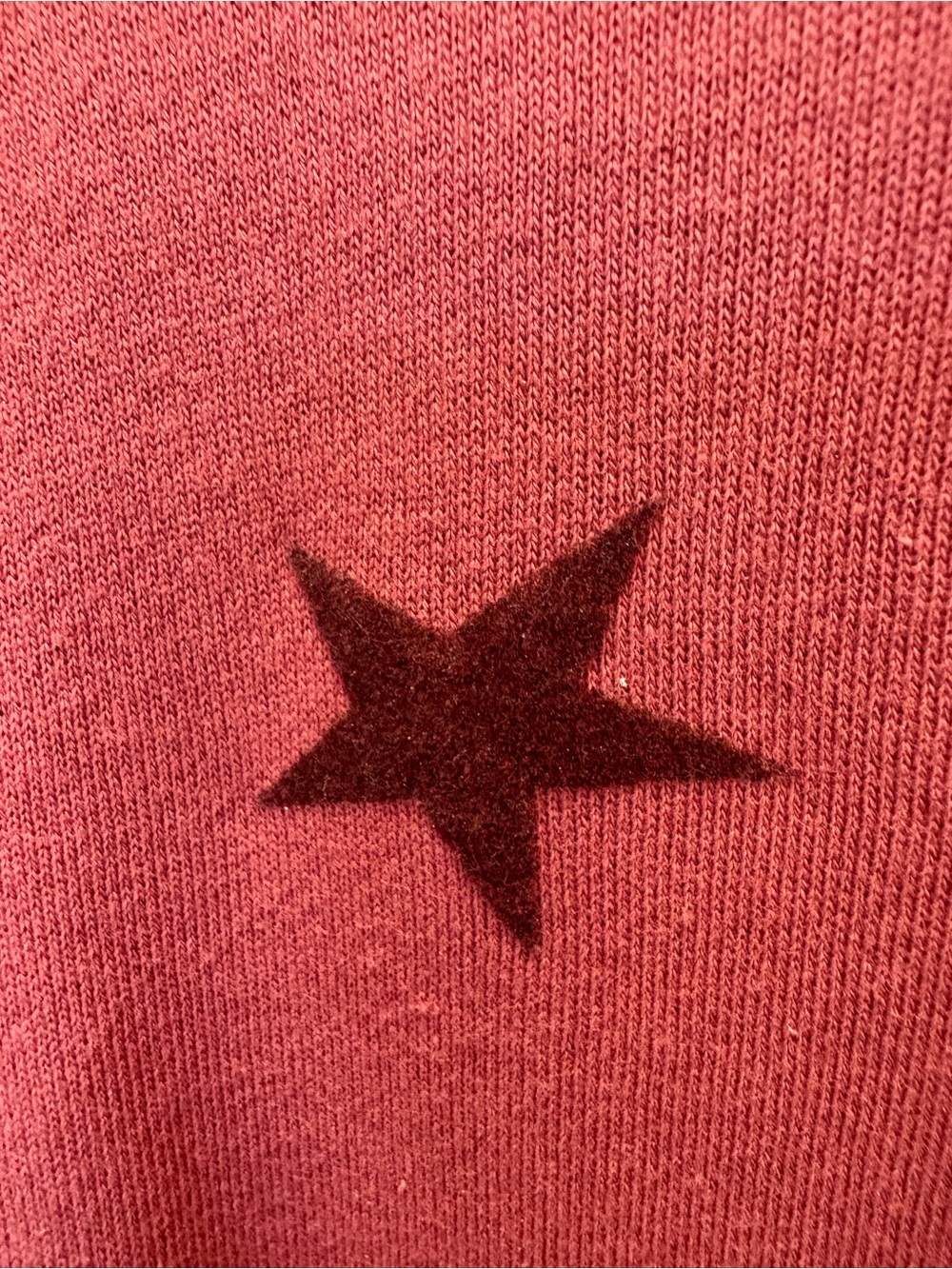 Rails Burgundy Star-Print Sweatshirt with size zippers - Picture 7 of 7